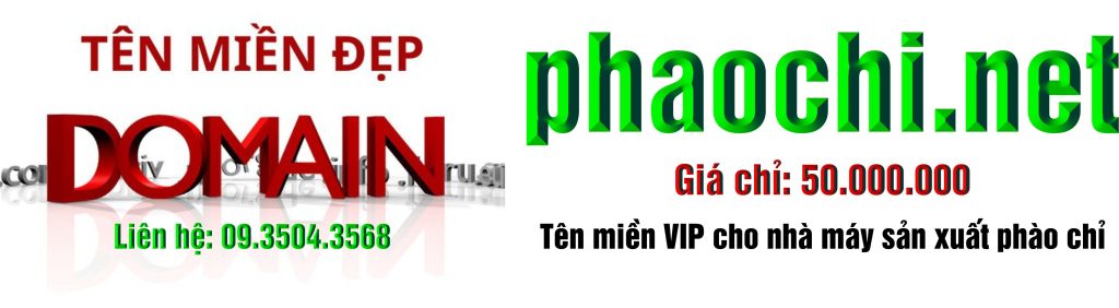 Phaochi.net tên miền VIP cho nhà máy phào chỉ